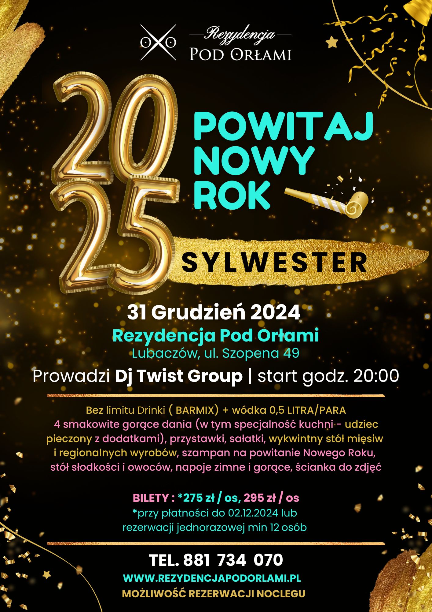 Sylwester Lubaczów 2024 2025